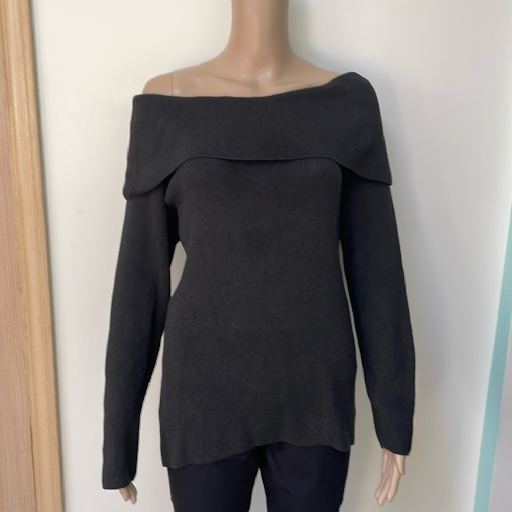 Peruvian Connection Pima Portrait Cowl Top
